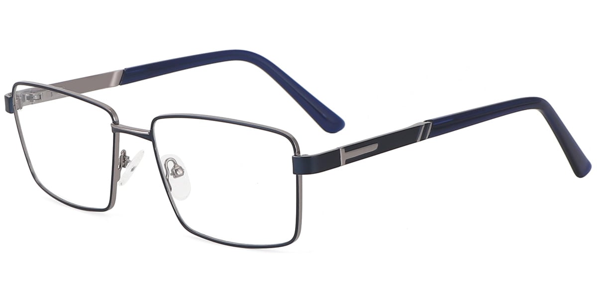Acetate Metal Rectangle Frame F9343