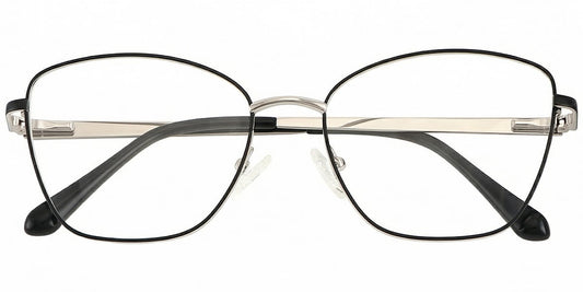 Acetate Metal Square Frame F8748