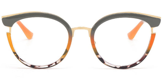 Metal TR Cat Eye Frame F6600