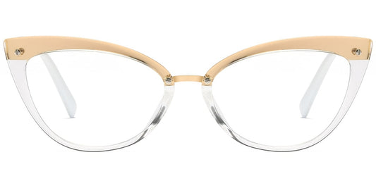 Metal TR Cat Eye Frame F8311