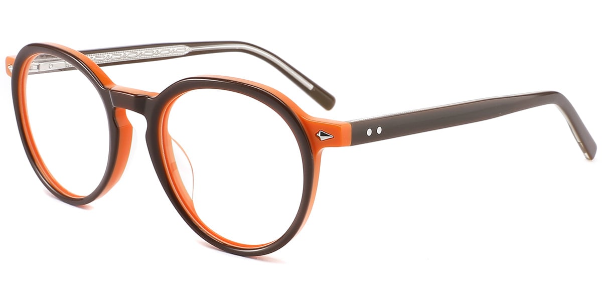 Acetate Round Frame F10185