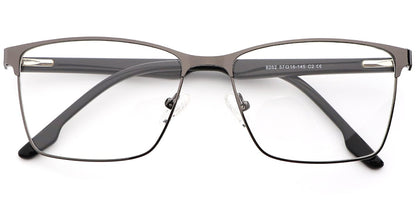 Acetate Metal Square Frame F8537