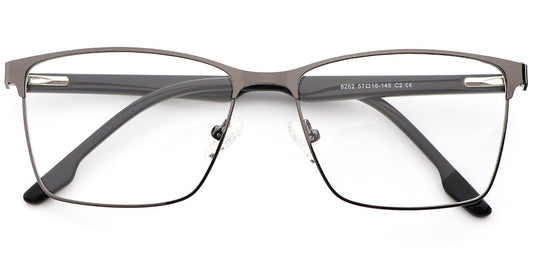 Acetate Metal Square Frame F8537