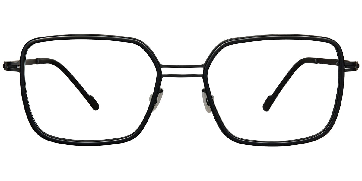 Acetate Metal Rectangle Frame F5892