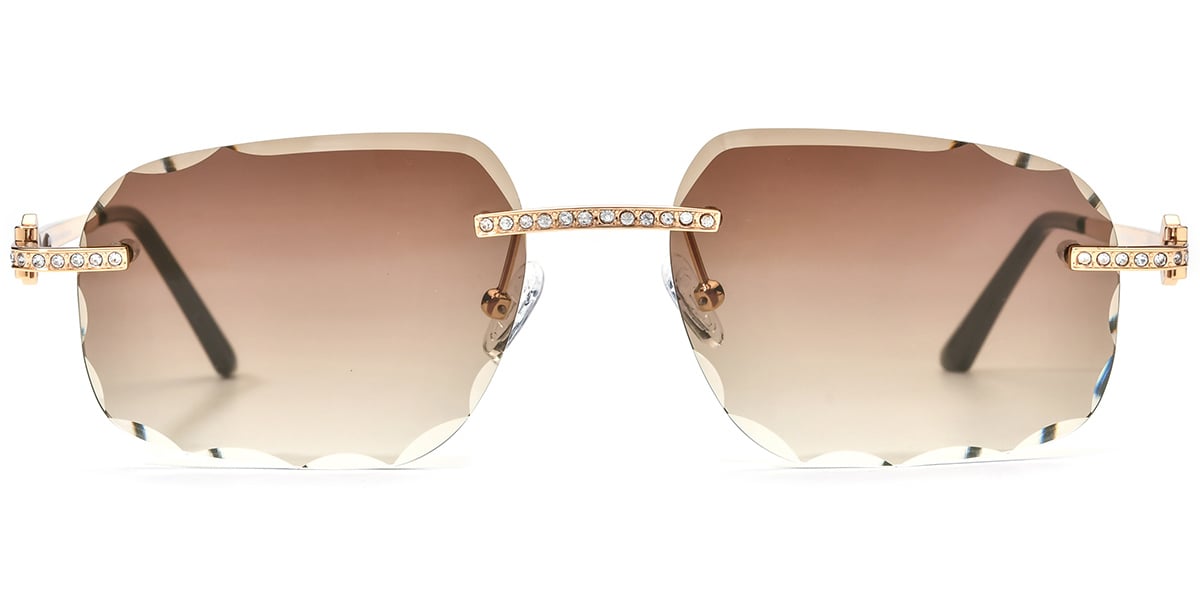Metal Geometric Sunglasses SG8820