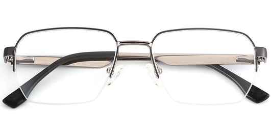 Acetate Metal Square Frame F9022