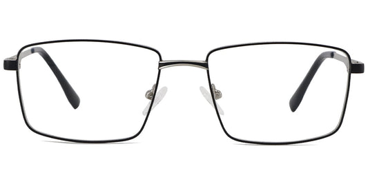 Acetate Metal Rectangle Frame F8737