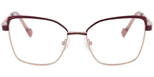Acetate Metal Rectangle Frame F9334