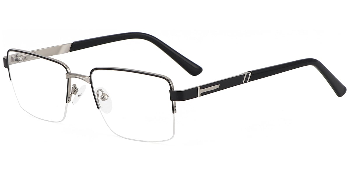 Acetate Metal Rectangle Frame F9342