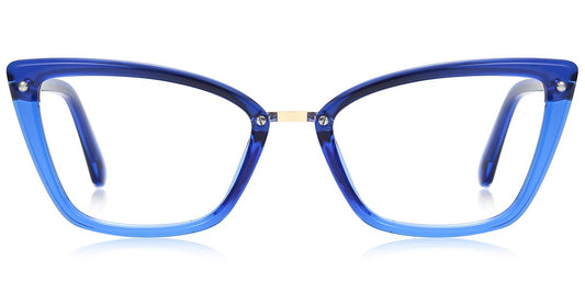 Metal TR Cat Eye Frame F6666