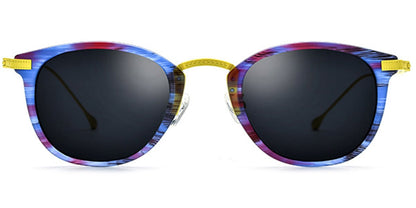 Acetate Titanium Oval Sunglasses SG7024