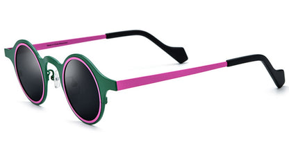 Titanium Round Sunglasses SG6860