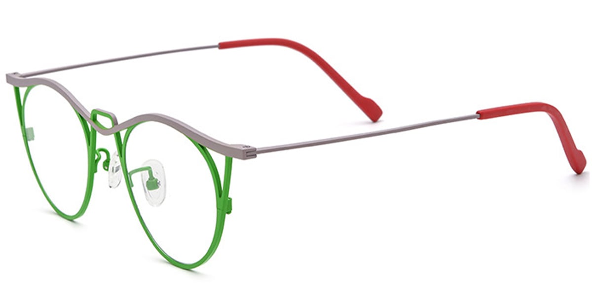 Titanium Cat Eye Frame F7042