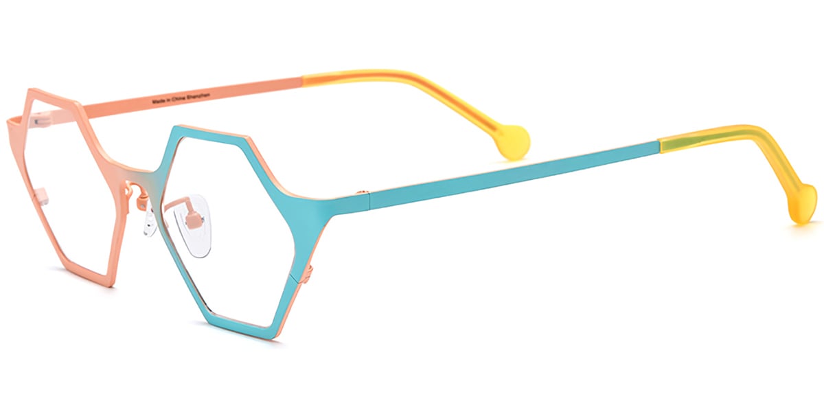Titanium Geometric Frame F7326