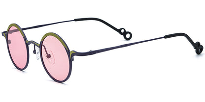 Titanium Round Sunglasses SG7309