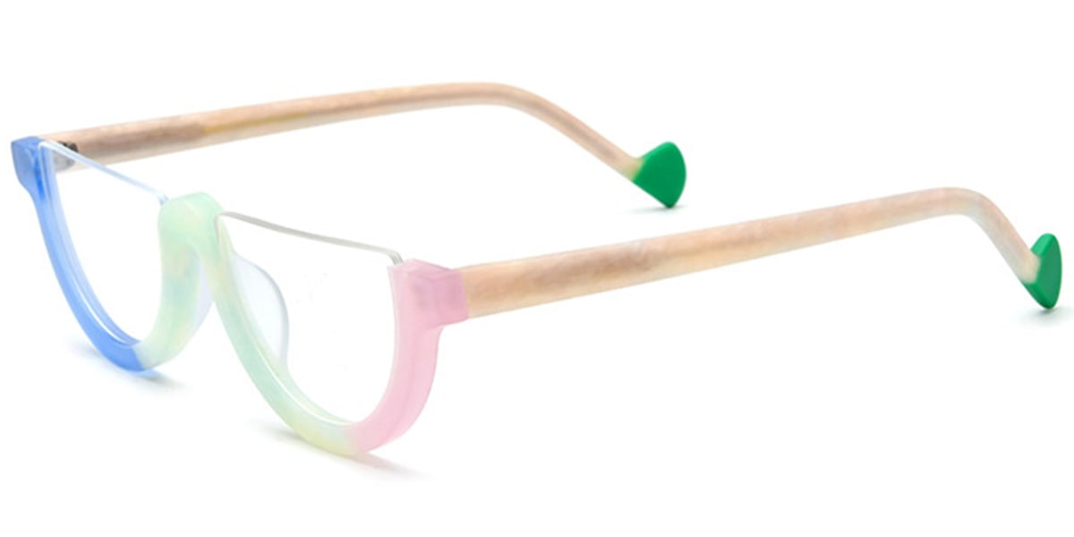 Acetate Geometric Frame F6677