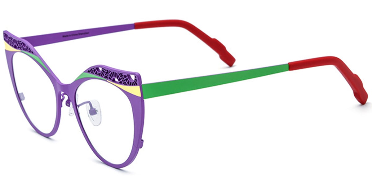 Titanium Cat Eye Frame F6906