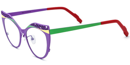 Titanium Cat Eye Frame F6906
