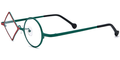 Titanium Geometric Frame F7166