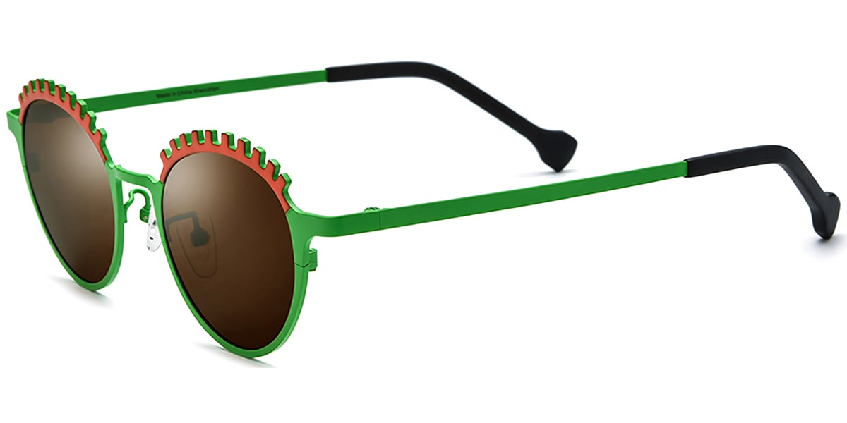 Titanium Oval Sunglasses SG7304