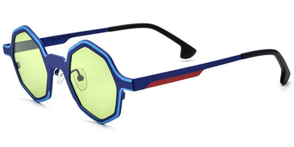 Titanium Geometric Sunglasses SG6669