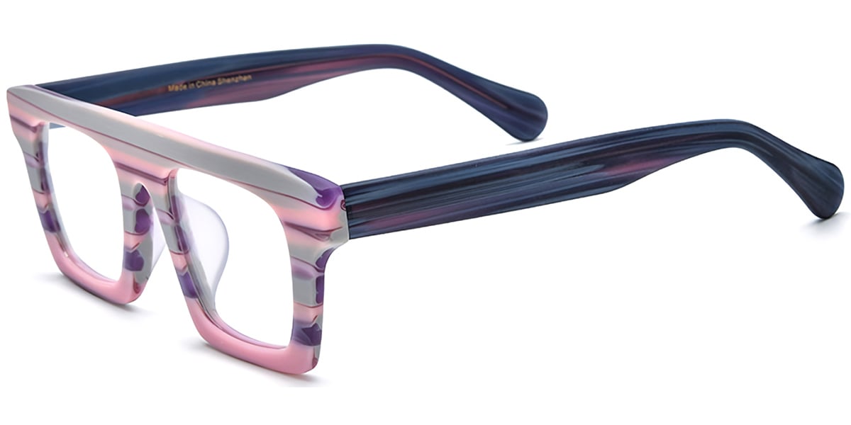 Acetate Square Frame F7172
