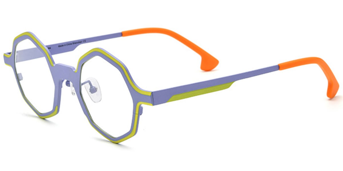 Titanium Geometric Frame F6437
