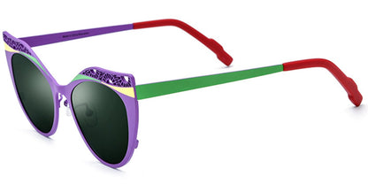 Titanium Cat Eye Sunglasses SG6907