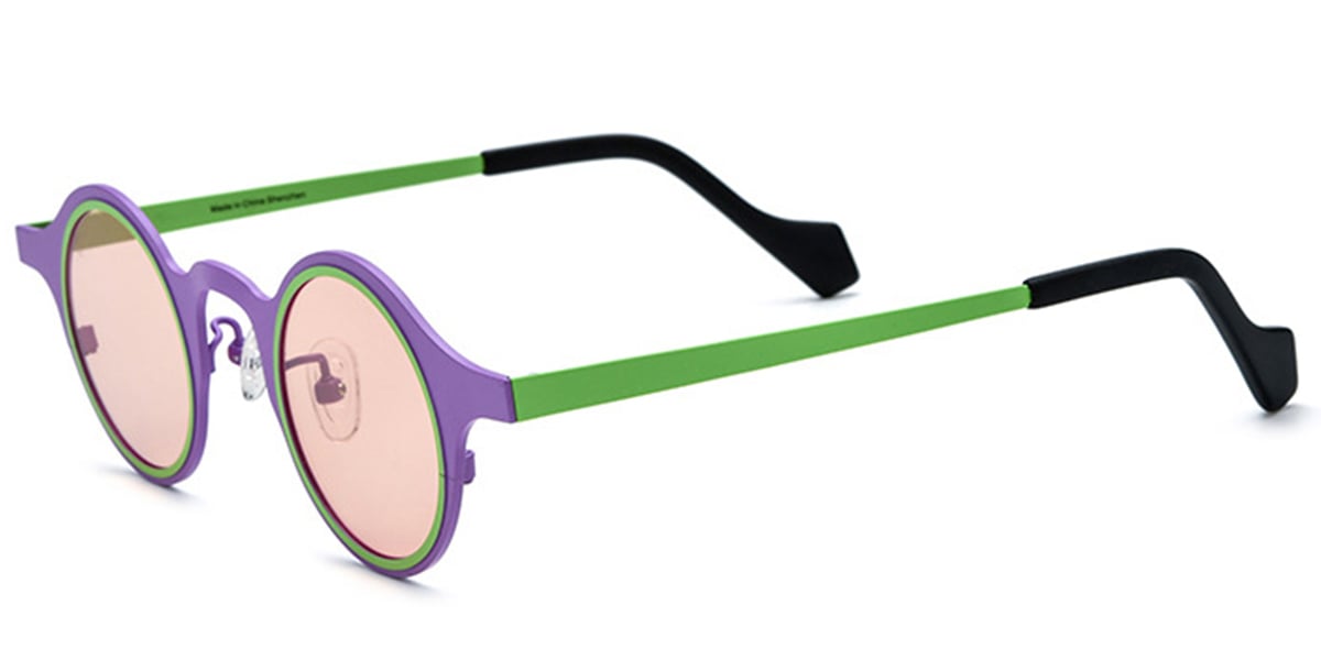 Titanium Round Sunglasses SG6860