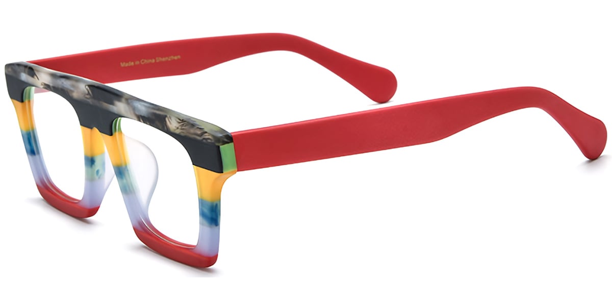 Acetate Square Frame F7172