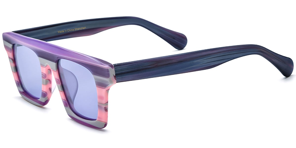 Acetate Square Sunglasses SG7173