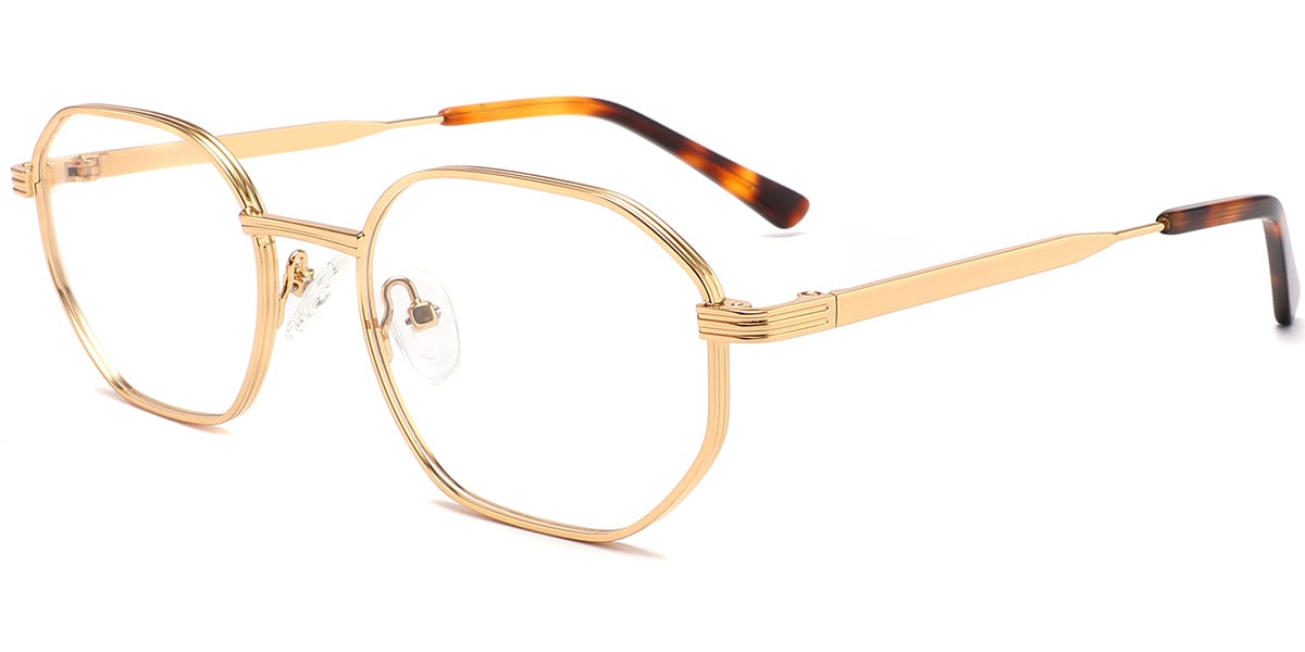 Acetate Metal Square Frame F10385