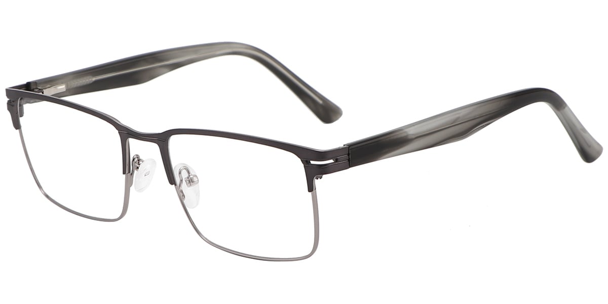 Acetate Metal Rectangle Frame F8559