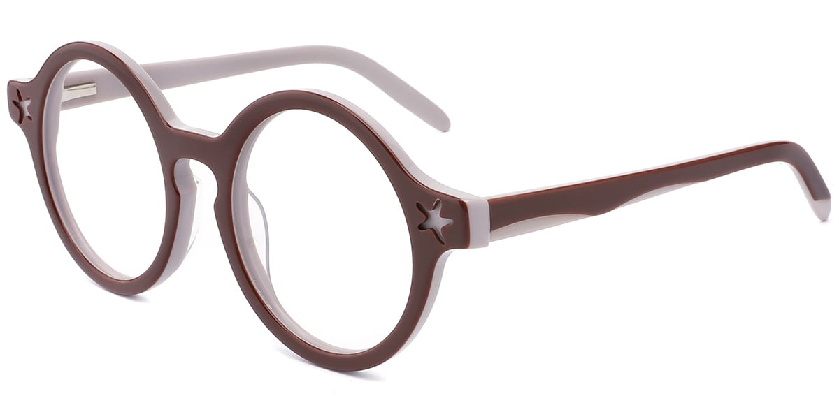 Kids Round Eyeglasses F9642