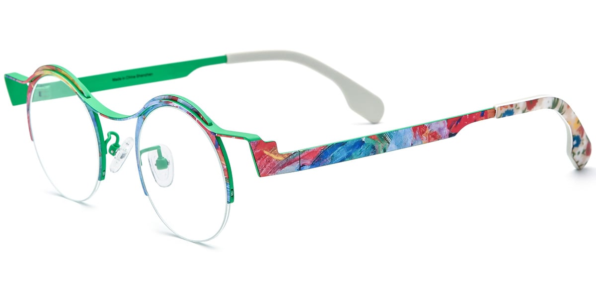 Titanium Round Frame F7917