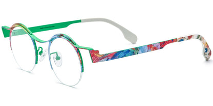 Titanium Round Frame F7917