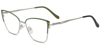 Acetate Metal Square Frame F8868
