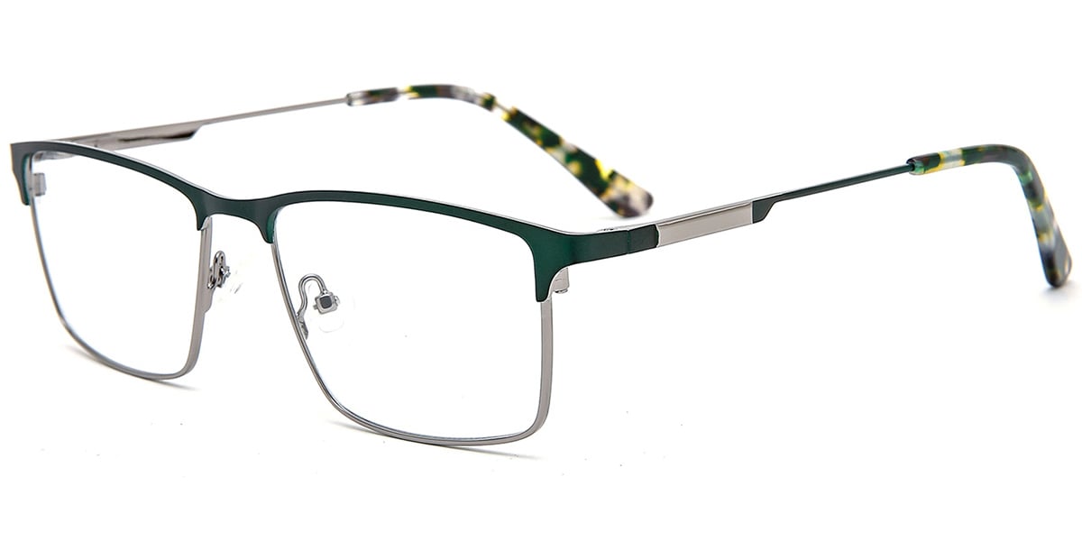 Acetate Metal Rectangle Frame F8543