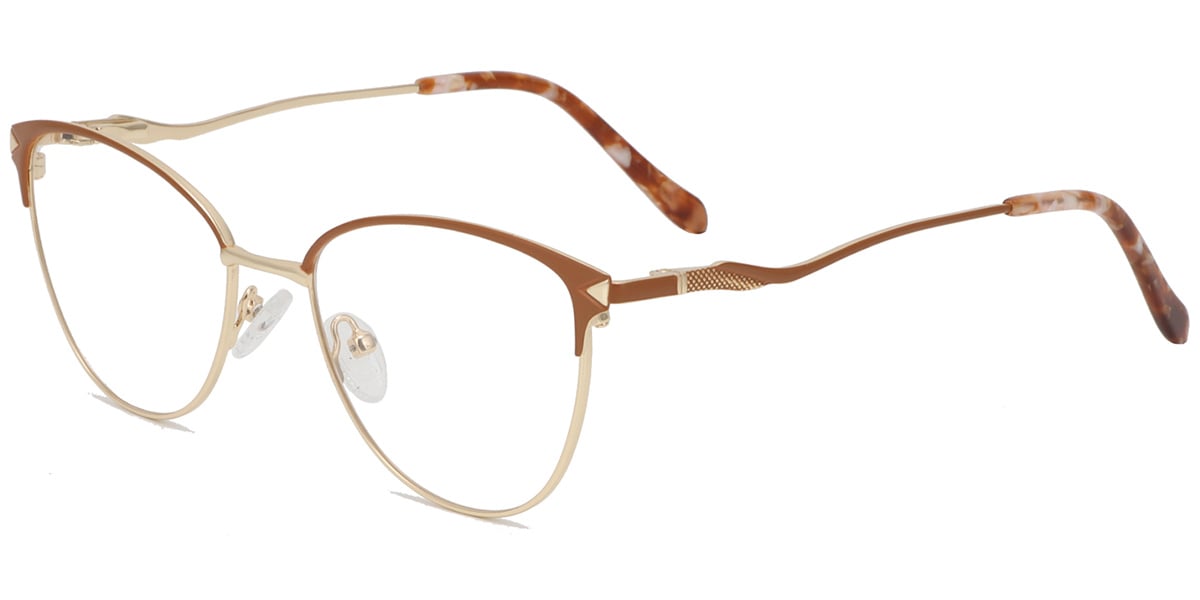 Acetate Metal Square Frame F9013