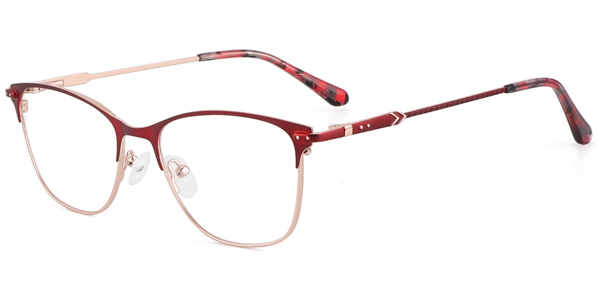 Acetate Metal Rectangle Frame F9025