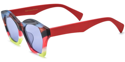 Acetate Geometric Sunglasses SG7300