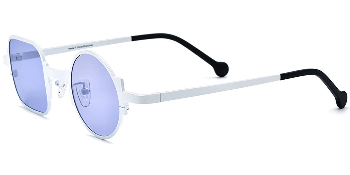 Titanium Geometric Sunglasses SG7168