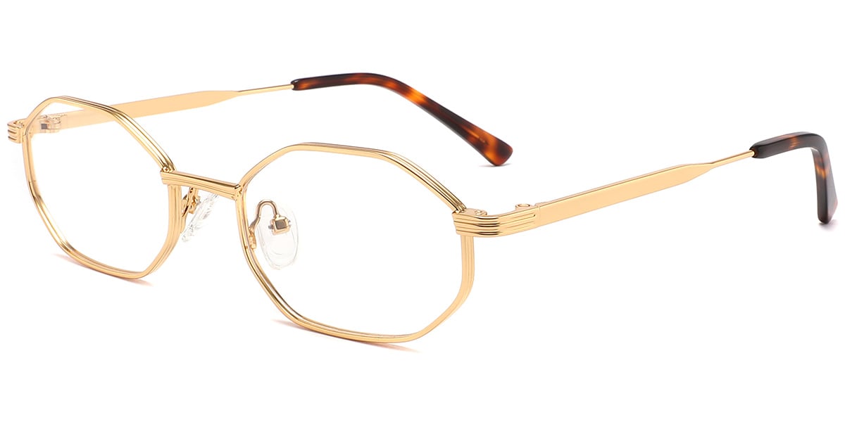 Acetate Metal Geometric Frame F10388