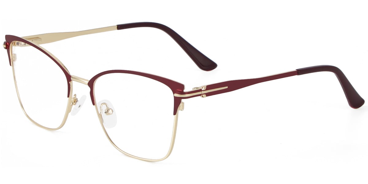 Acetate Metal Cat Eye Frame F8874