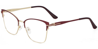 Acetate Metal Cat Eye Frame F8874