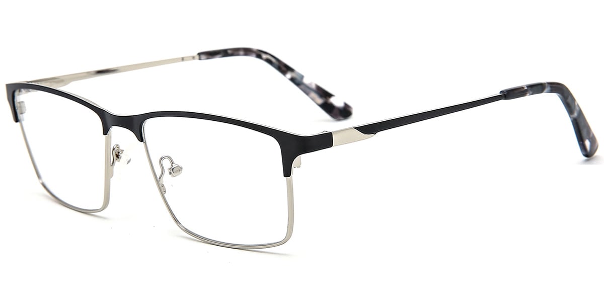 Acetate Metal Rectangle Frame F8540