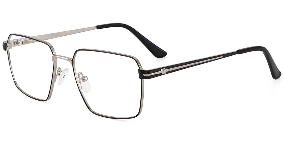 Acetate Metal Square Frame F9003