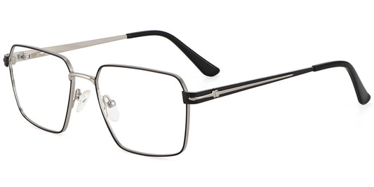 Acetate Metal Square Frame F9003