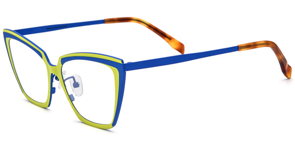 Titanium Cat Eye Frame F6801