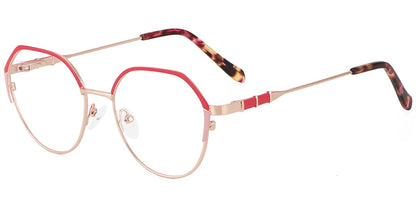 Acetate Metal Round Frame F9024